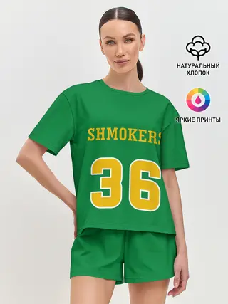 Женская пижама с шортами / 3x3 Gruppa Skryptonite