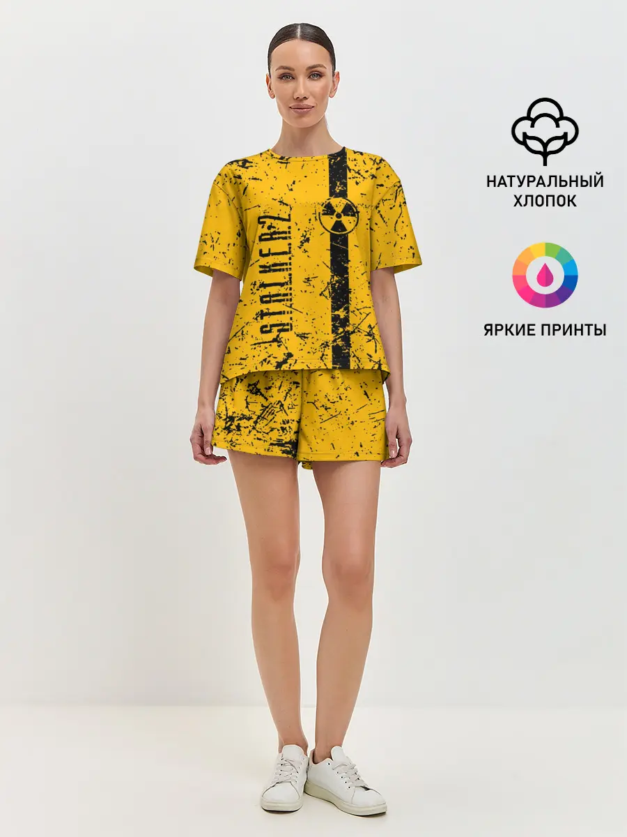 Женская пижама с шортами / STALKER 2