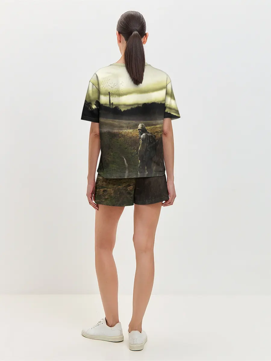 Женская пижама с шортами / STALKER