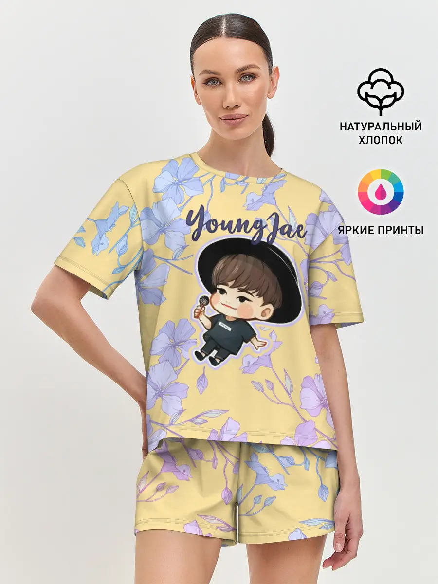 Женская пижама с шортами / YoungJae