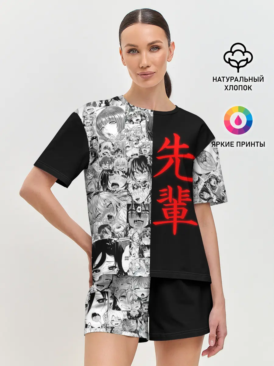 Женская пижама с шортами / SENPAI