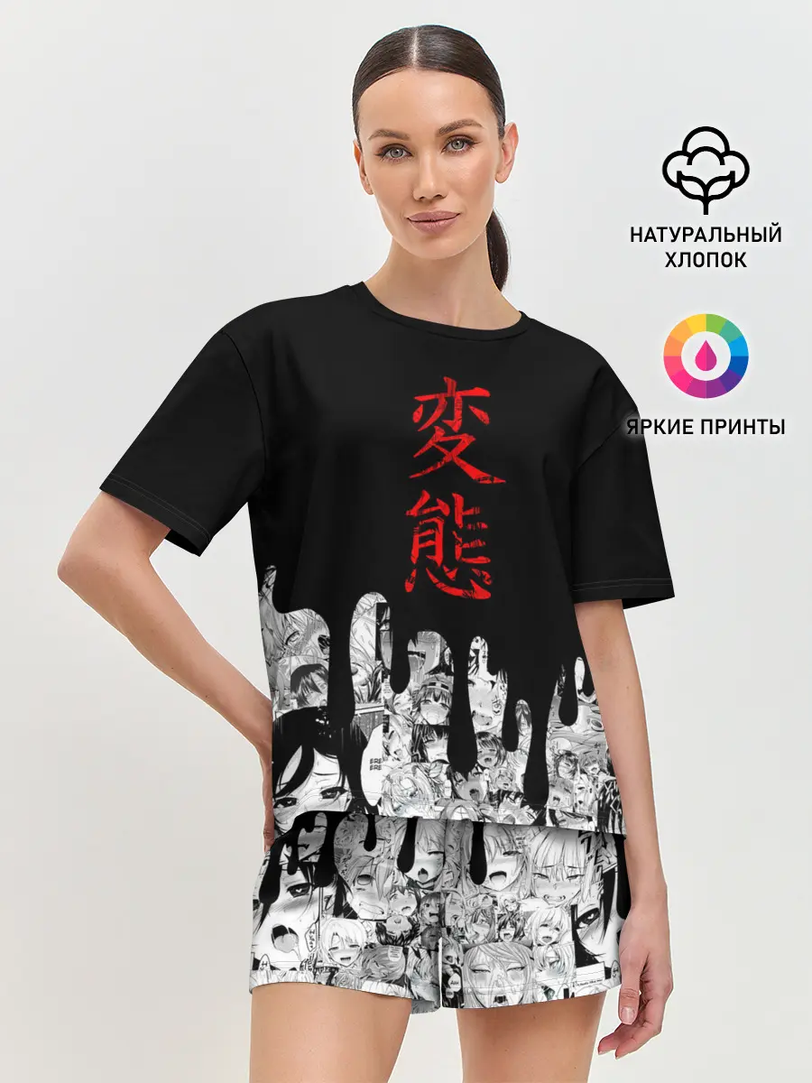 Женская пижама с шортами / Японская анимация