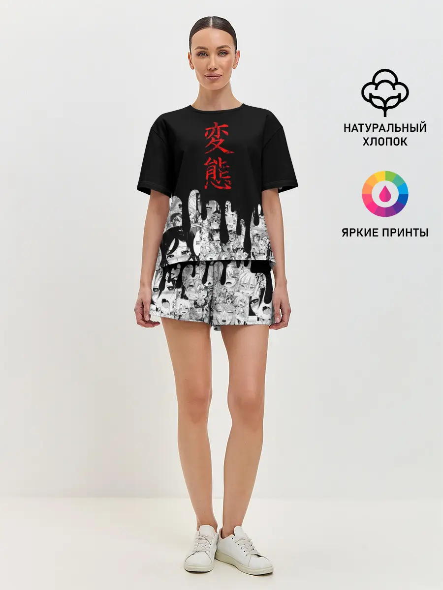 Женская пижама с шортами / Японская анимация