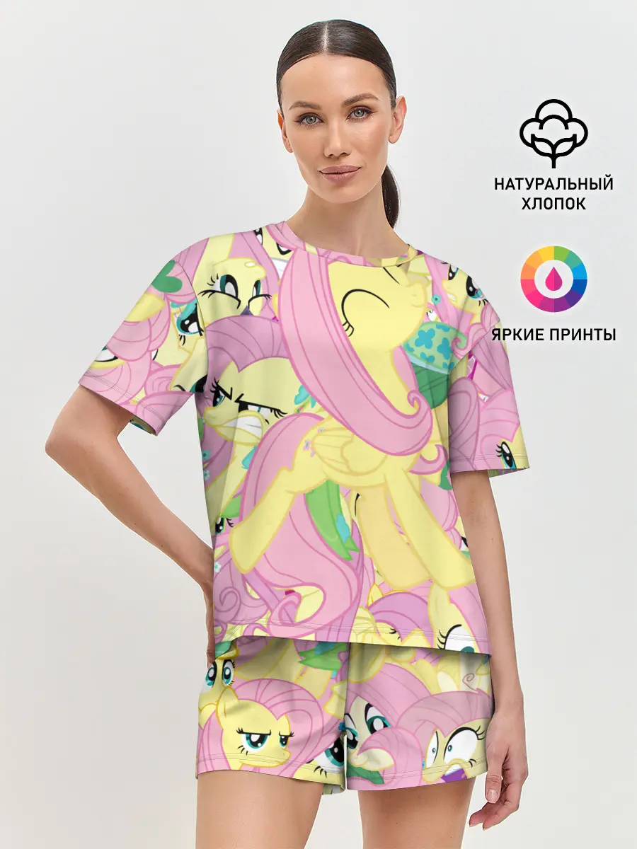 Женская пижама с шортами / ПОНИ