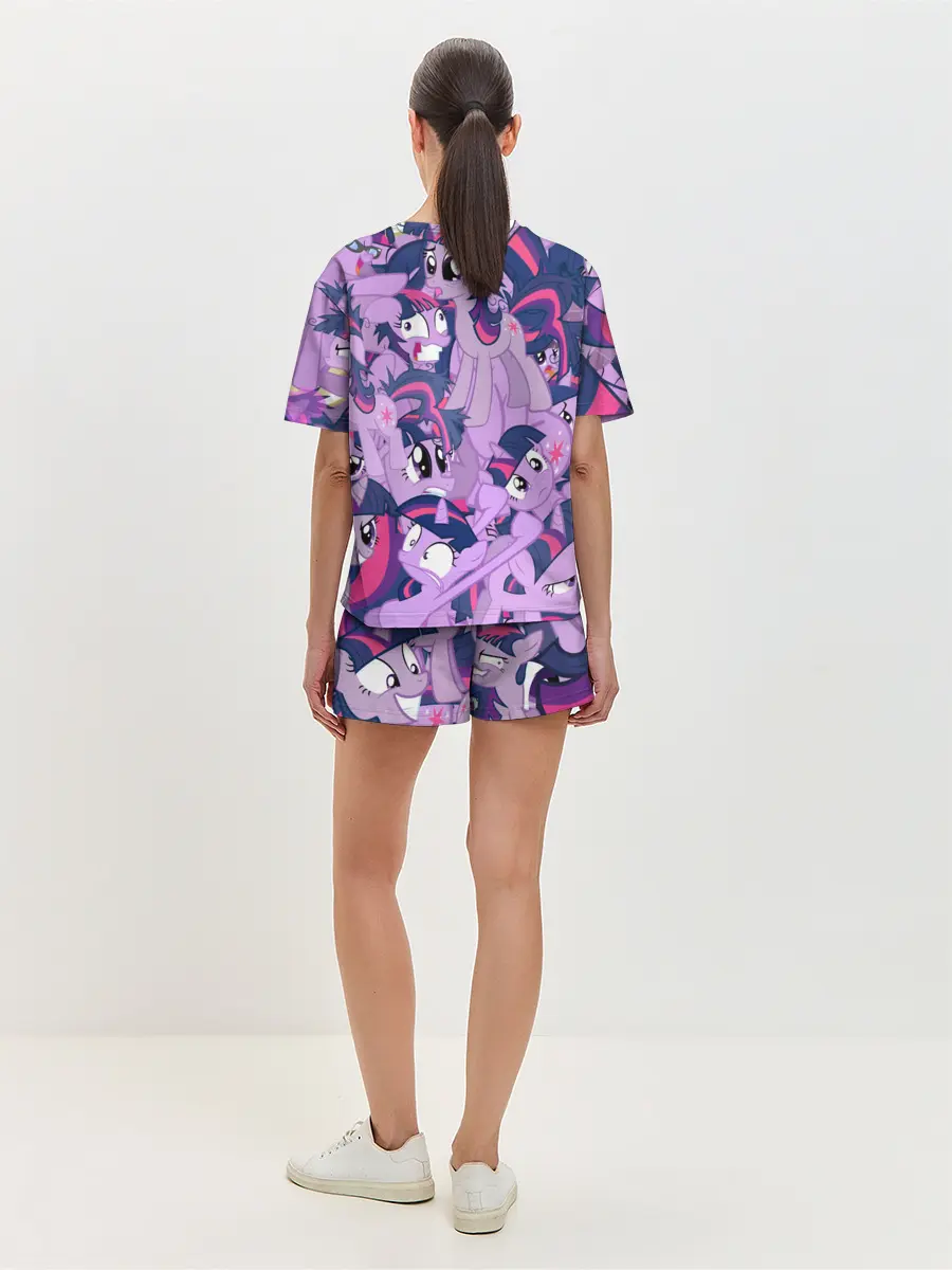 Женская пижама с шортами / PATTERN PONY