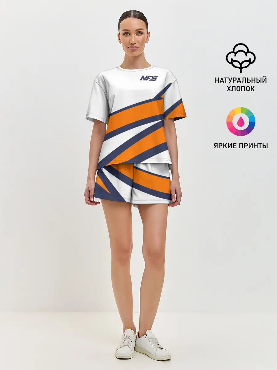 Женская пижама с шортами / Need for Speed