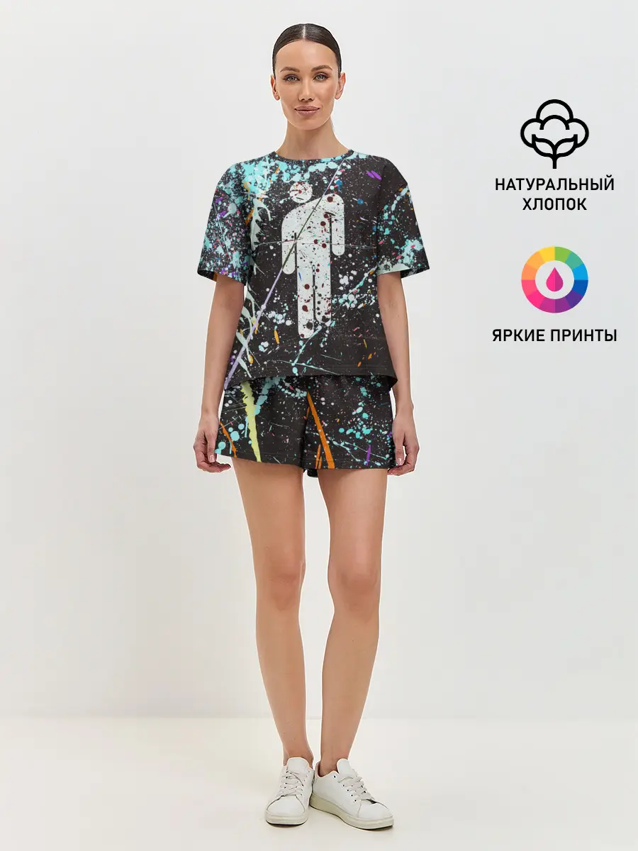 Женская пижама с шортами / BILLIE EILISH