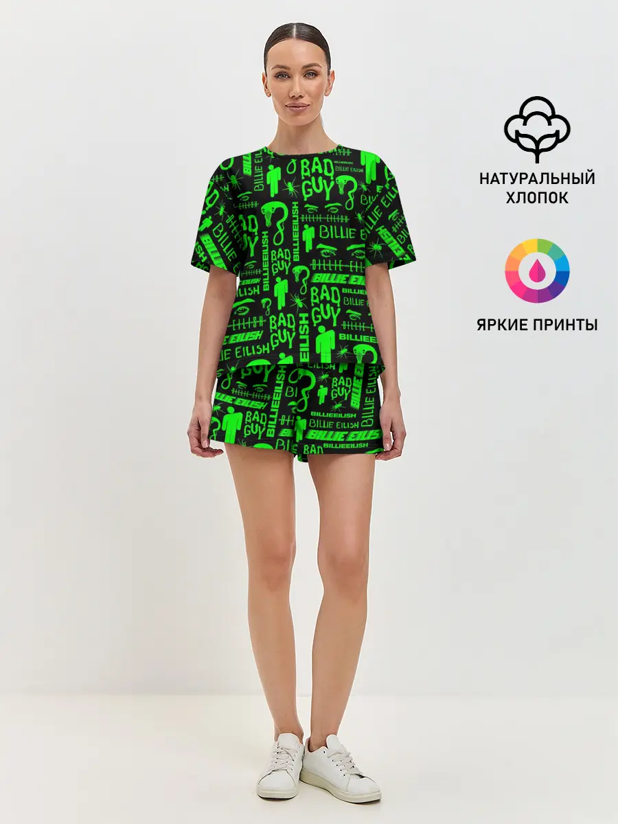 Женская пижама с шортами / BILLIE EILISH