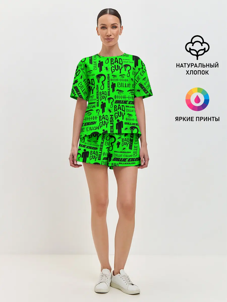 Женская пижама с шортами / BILLIE EILISH