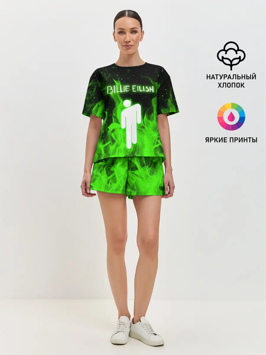 Женская пижама с шортами / BILLIE EILISH
