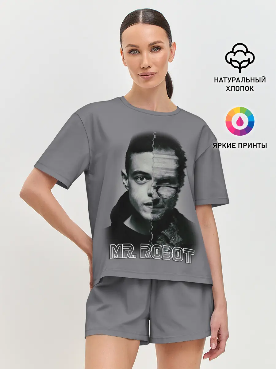 Женская пижама с шортами / Мистер Робот