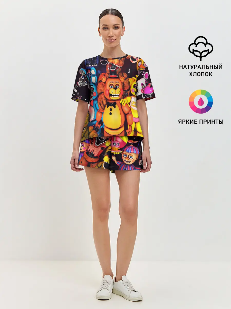 Женская пижама с шортами / FIVE NIGHTS AT FREDDYS