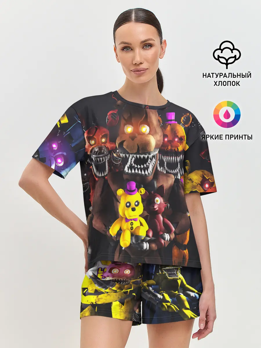Женская пижама с шортами / FIVE NIGHTS AT FREDDYS