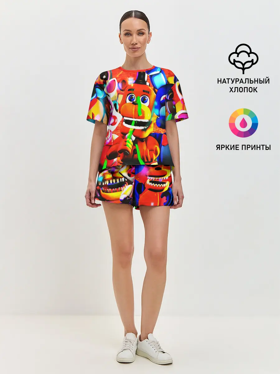 Женская пижама с шортами / FIVE NIGHTS AT FREDDYS