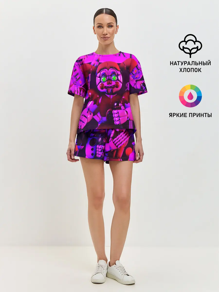 Женская пижама с шортами / FIVE NIGHTS AT FREDDYS