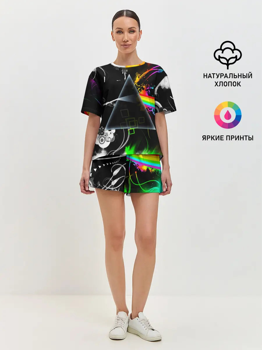 Женская пижама с шортами / PINK FLOYD