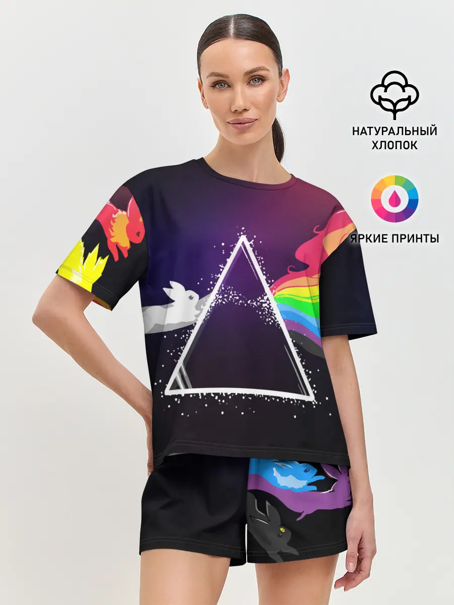 Женская пижама с шортами / PINK FLOYD