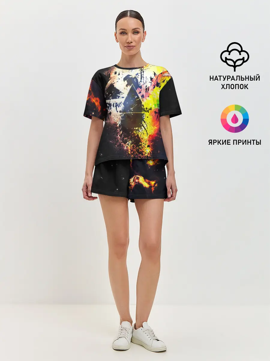 Женская пижама с шортами / PINK FLOYD