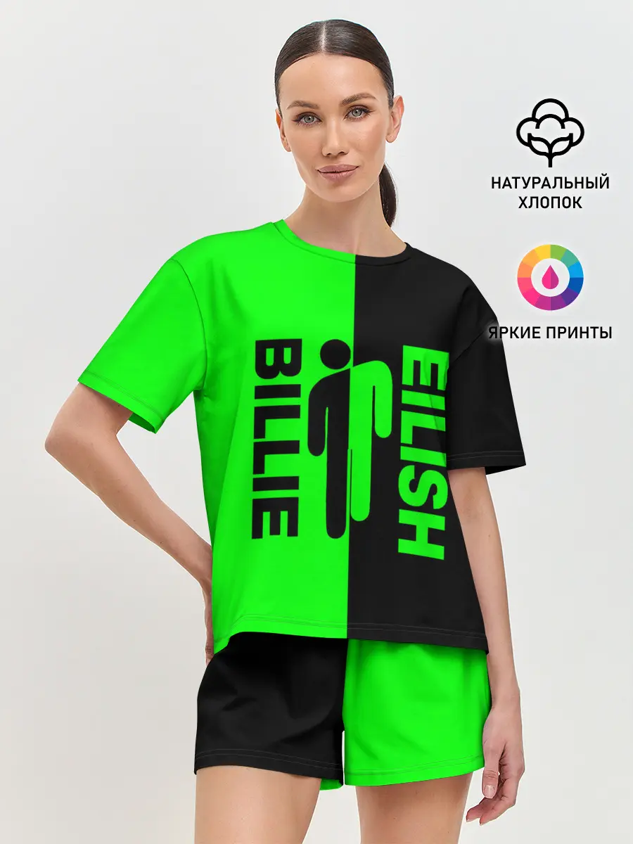 Женская пижама с шортами / BILLIE EILISH