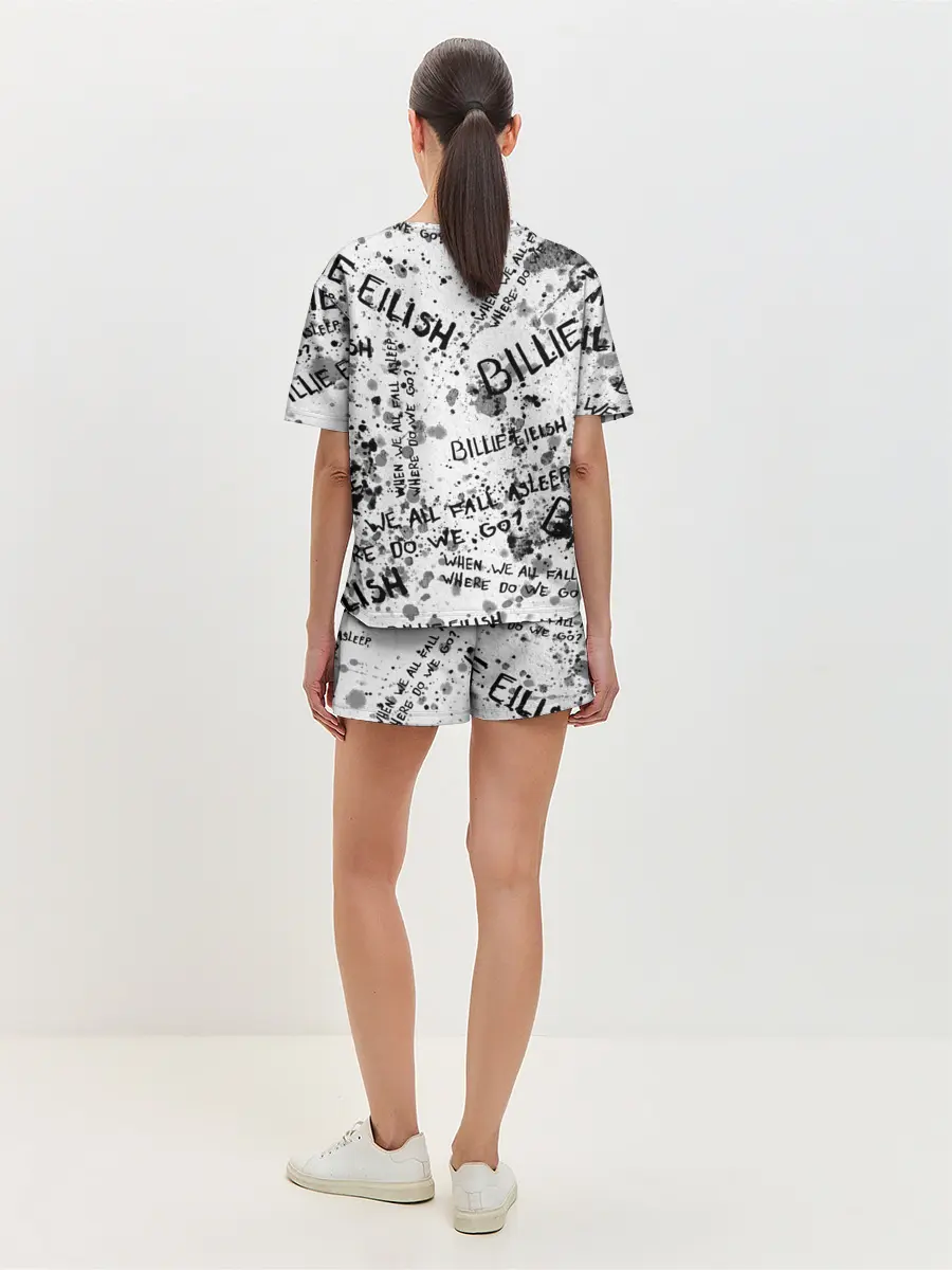 Женская пижама с шортами / BILLIE EILISH - Where Do We Go