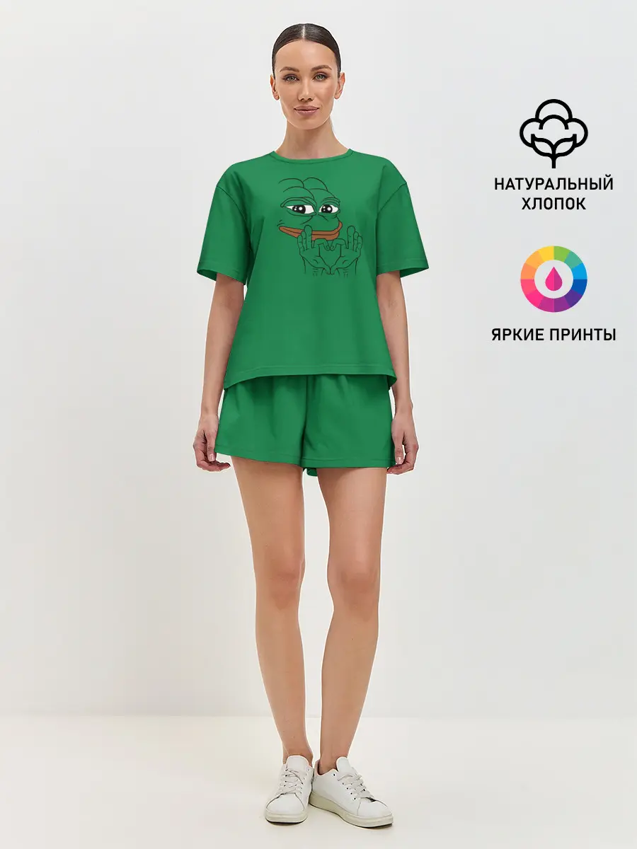 Женская пижама с шортами / PepeLove
