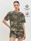 Женская пижама с шортами / Камуфляж Prym1 Woodlands Camo