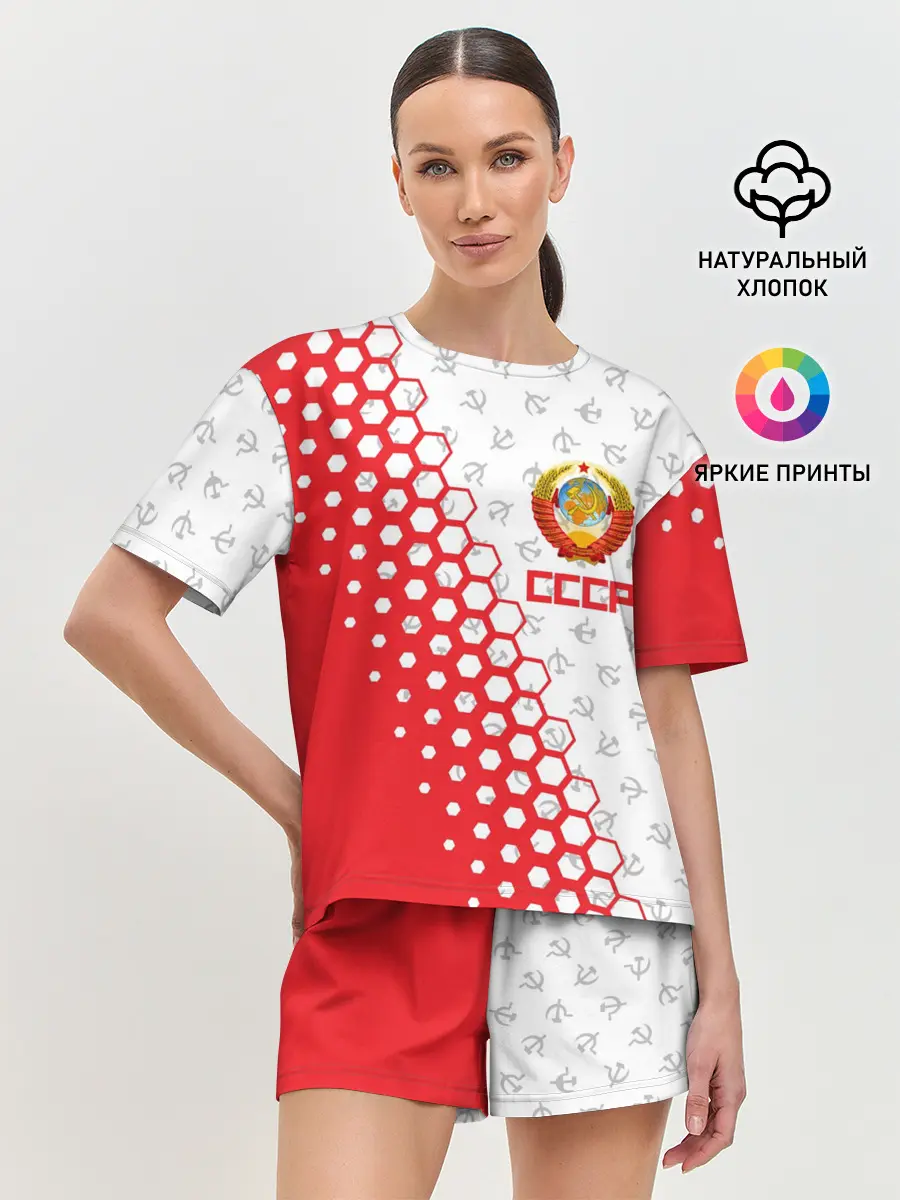 Женская пижама с шортами / СССР