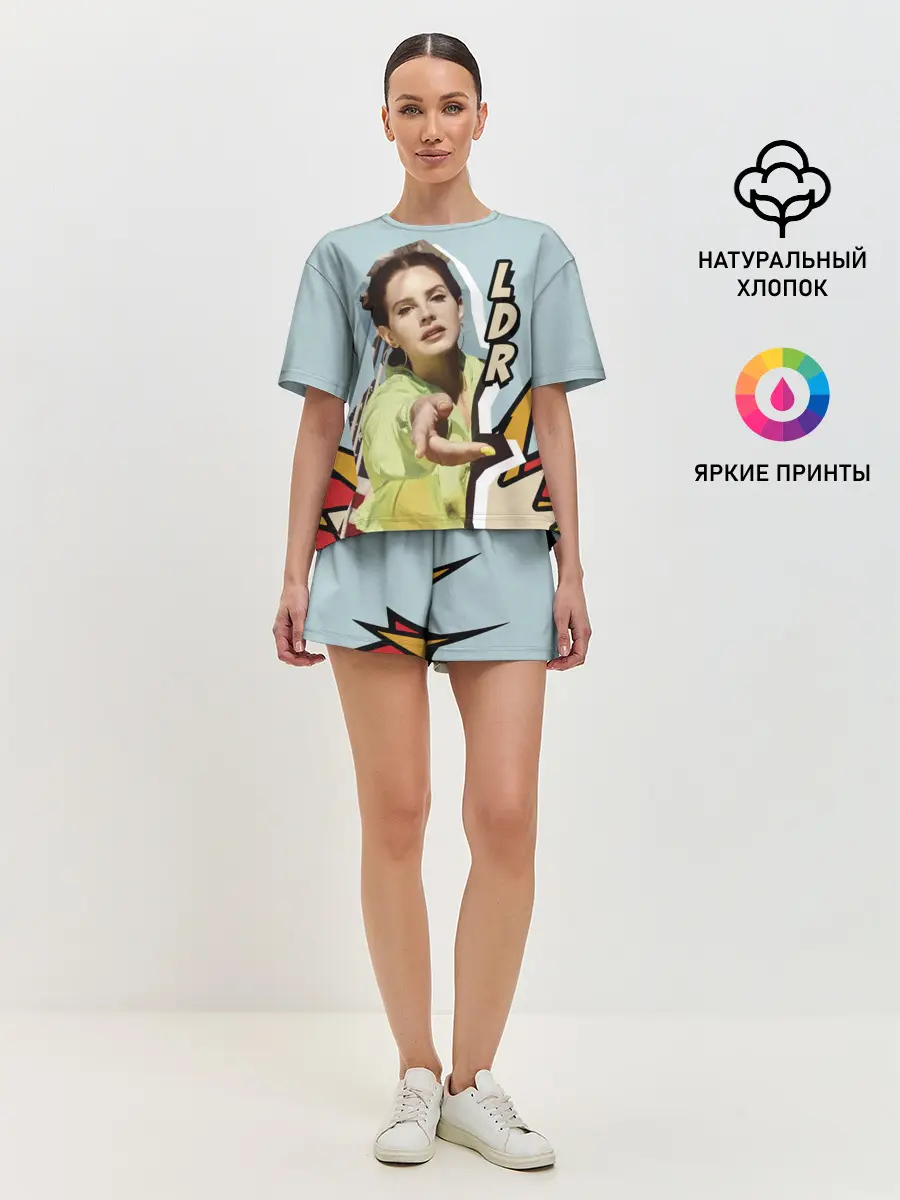 Женская пижама с шортами / LANA DEL RAY - NFR!