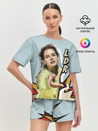 Женская пижама с шортами / LANA DEL RAY - NFR!