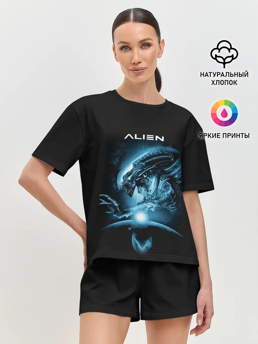 Женская пижама с шортами / ALIEN