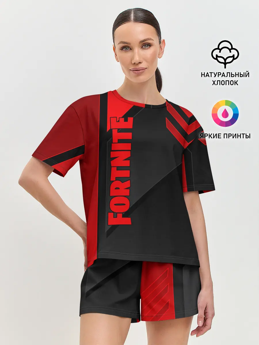 Женская пижама с шортами / Fortnite