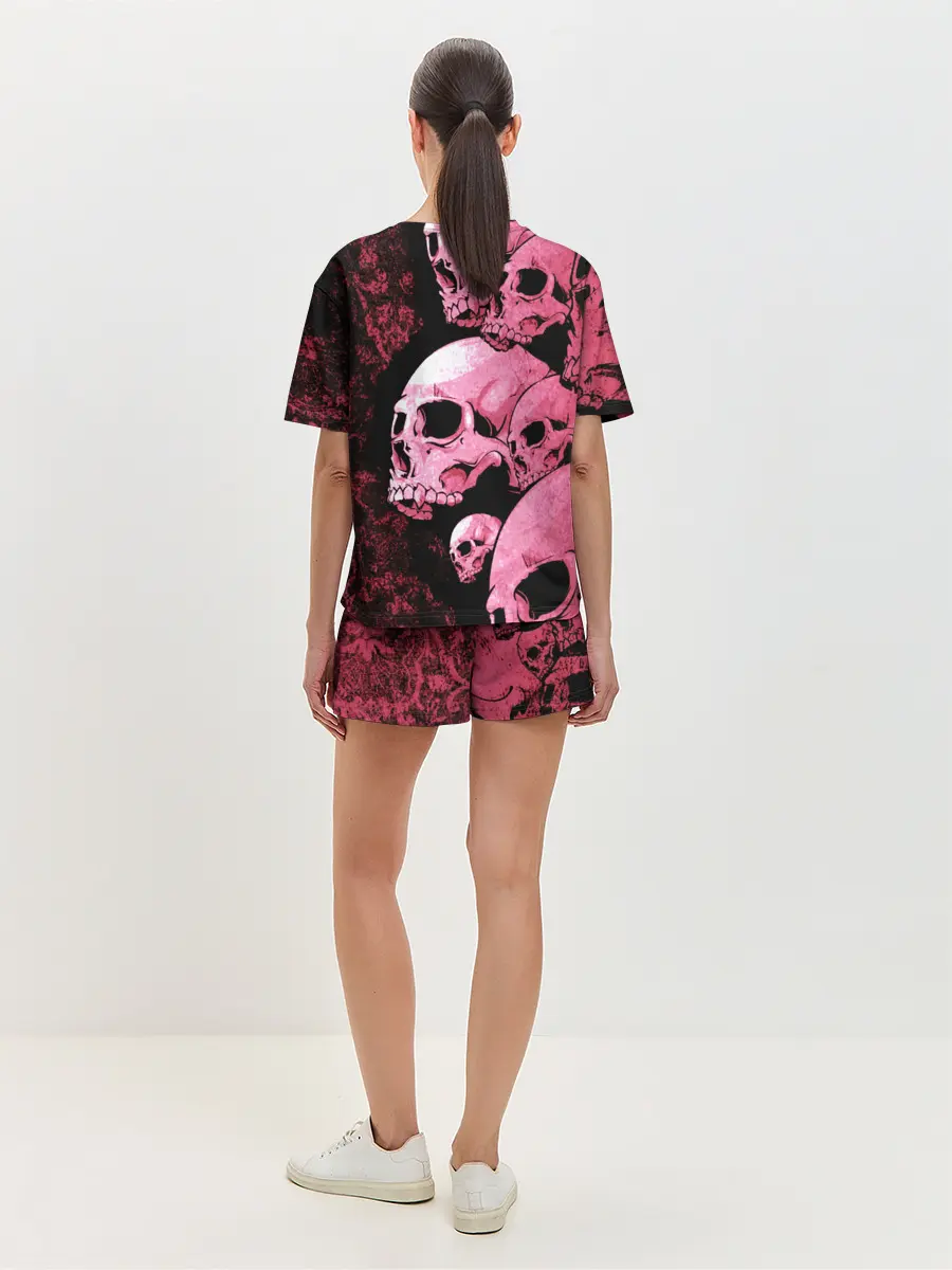 Женская пижама с шортами / ЧЕРЕПА