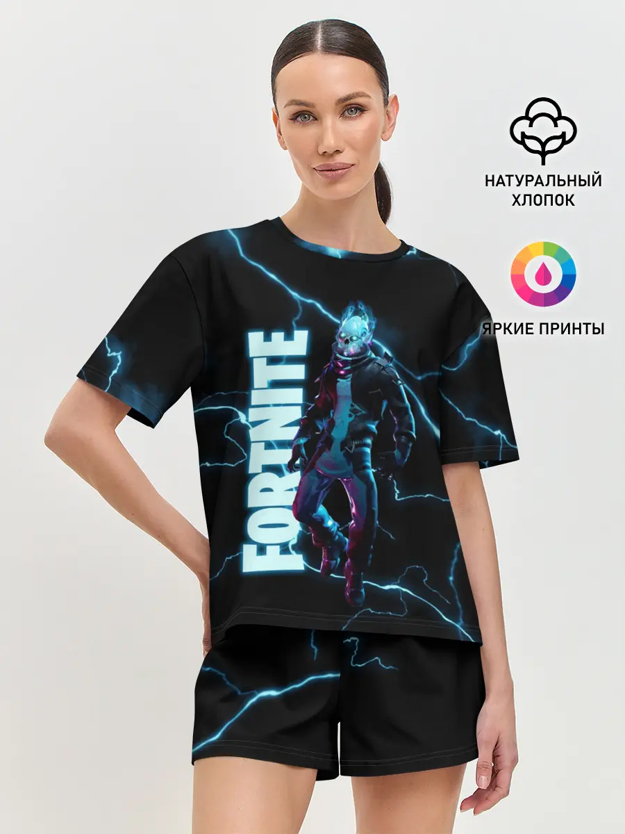 Женская пижама с шортами / ВЕЧНЫЙ СТРАННИК FORTNITE