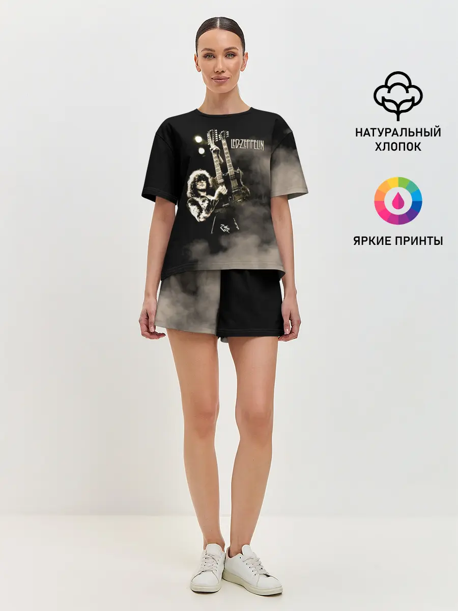 Женская пижама с шортами / Led Zeppelin