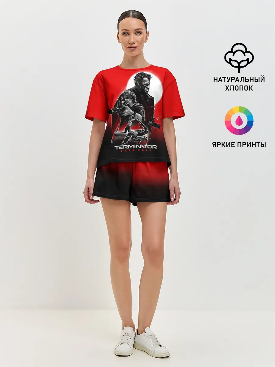 Женская пижама с шортами / Terminator: Dark Fate