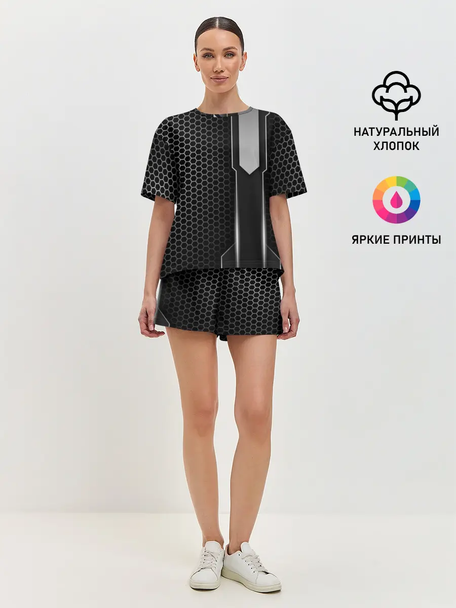 Женская пижама с шортами / Кибернетическая броня