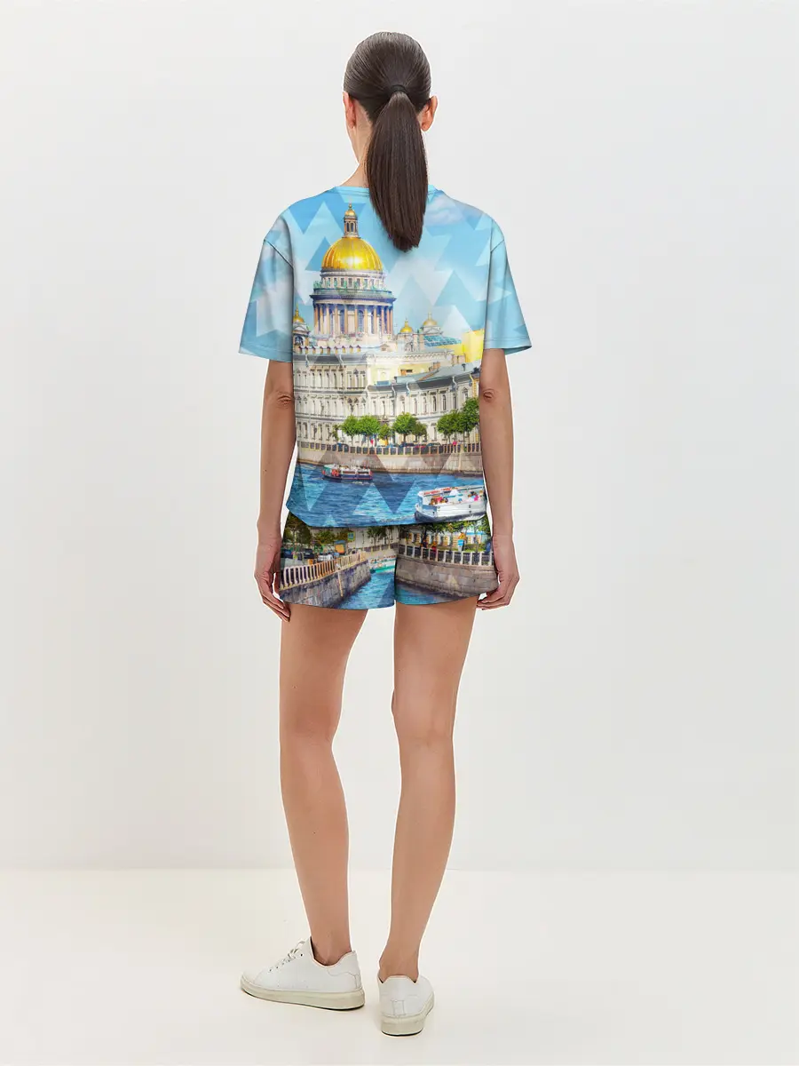 Женская пижама с шортами / Питер