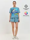 Женская пижама с шортами / Marlin and other fish