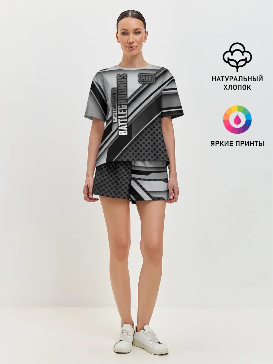 Женская пижама с шортами / PUBG