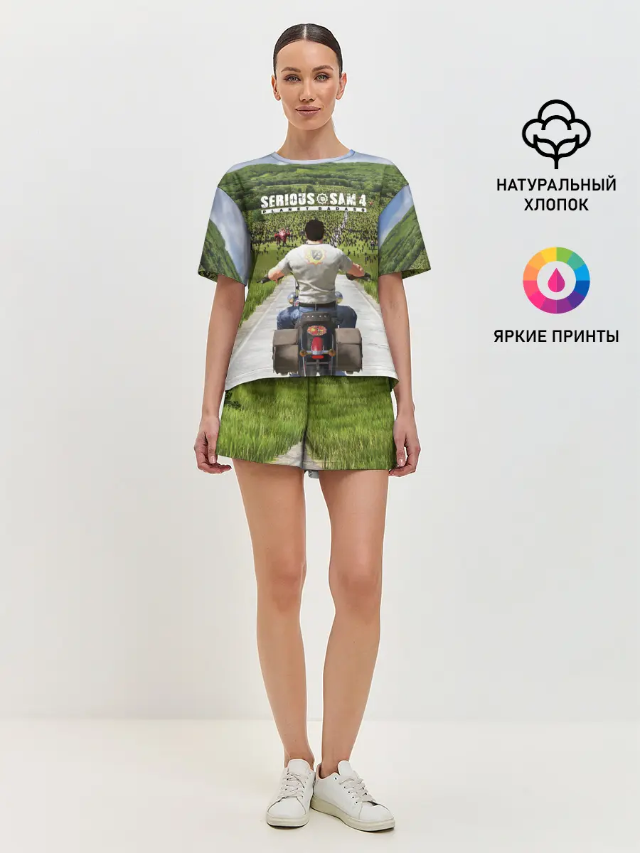 Женская пижама с шортами / SERIOUS SAM 4: PLANET BADASS