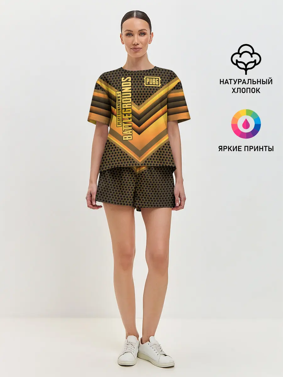 Женская пижама с шортами / PUBG