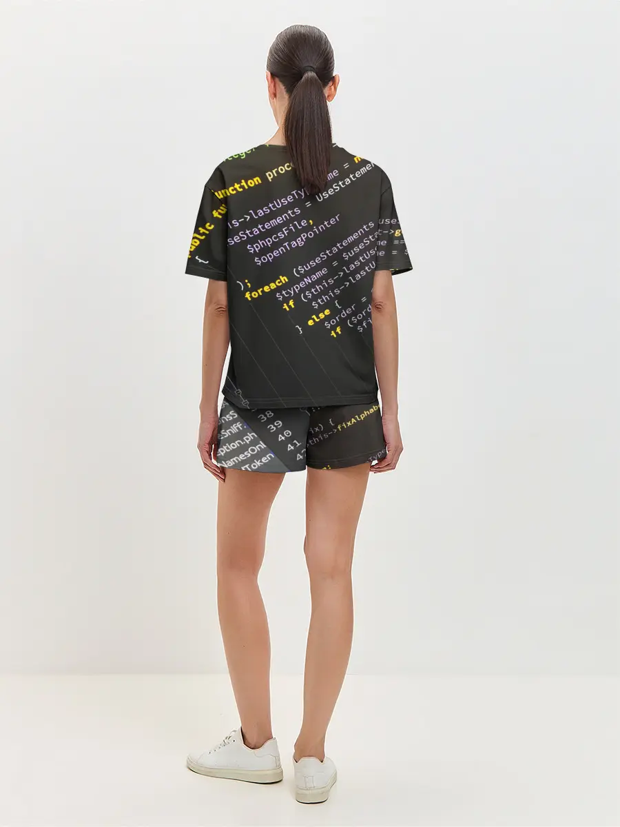 Женская пижама с шортами / ПРОГРАММНЫЙ КОД