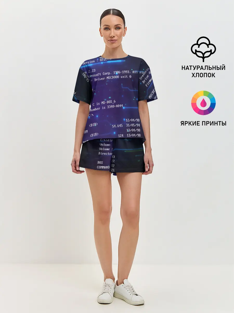 Женская пижама с шортами / BIOS CODE