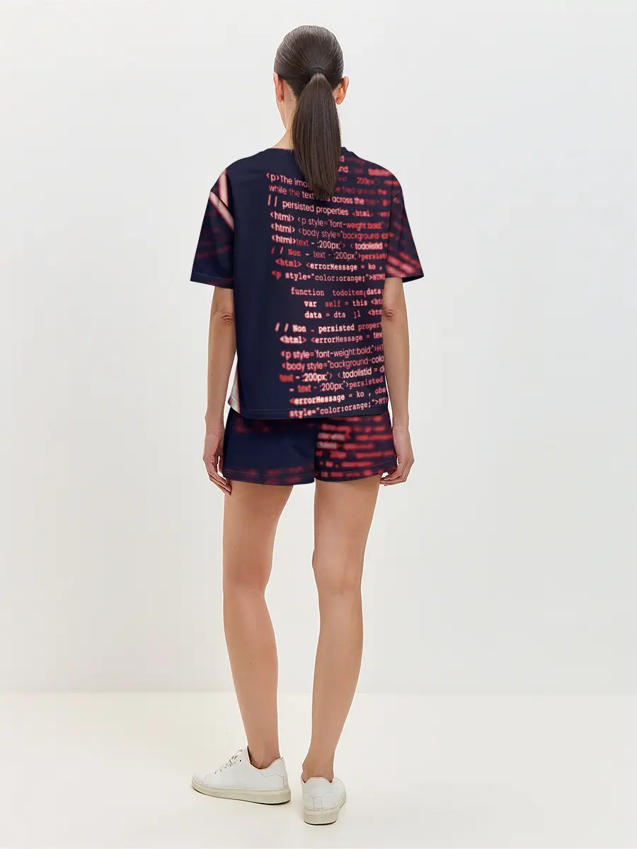 Женская пижама с шортами / HTML&PHP