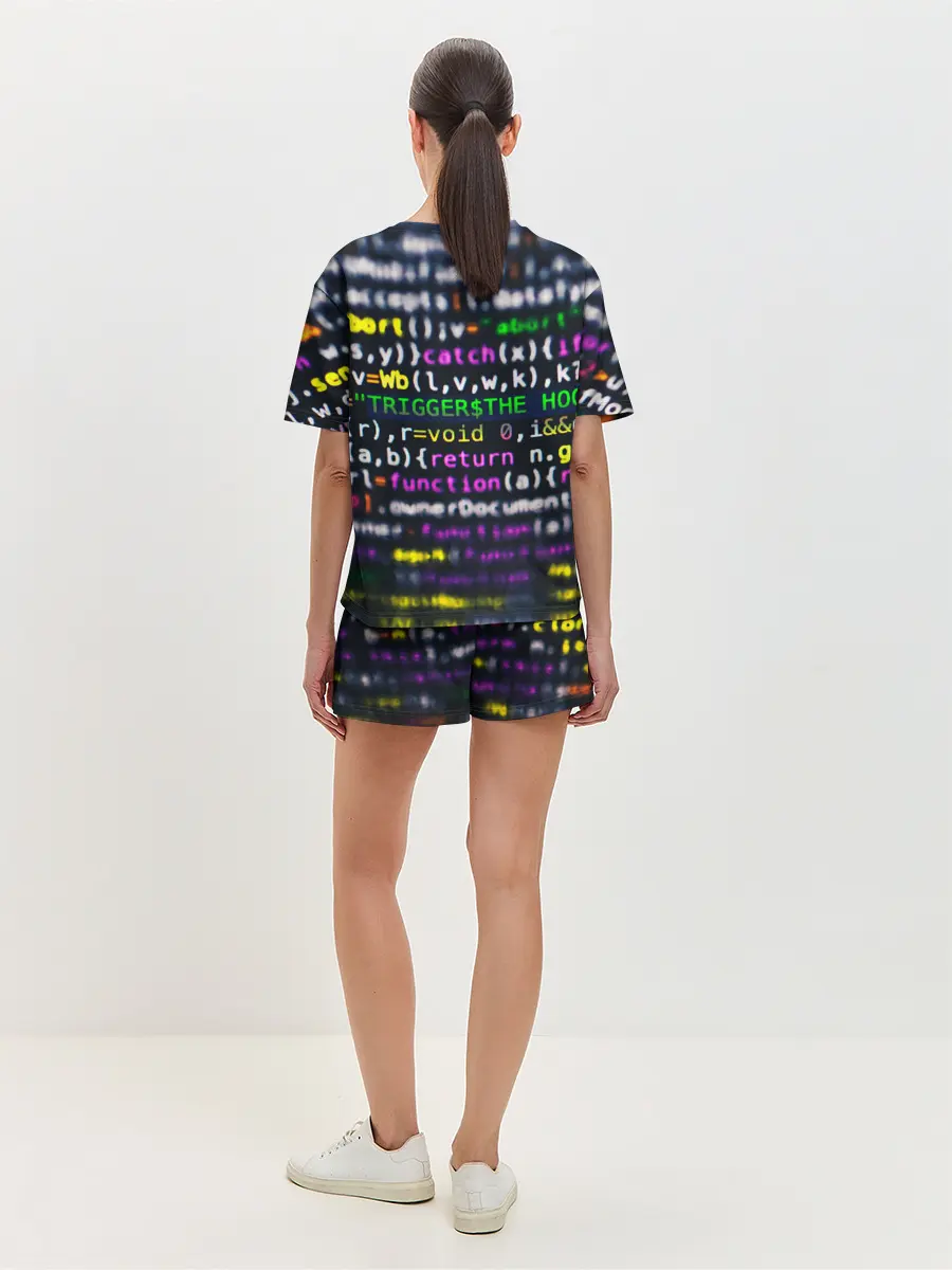 Женская пижама с шортами / ПРОГРАММИРОВАНИЕ