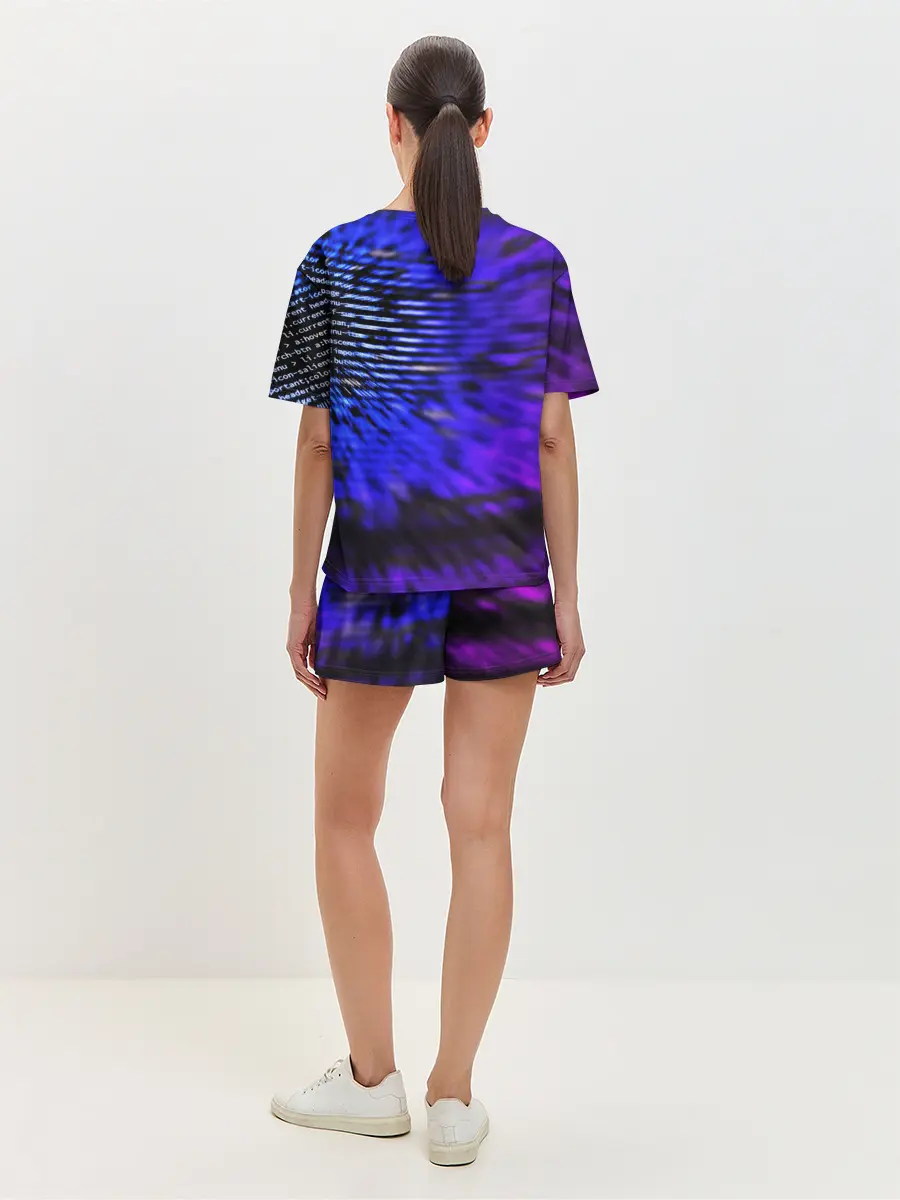 Женская пижама с шортами / НЕОНОВЫЙ КОД