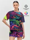 Женская пижама с шортами / CS GO hyper beast skin