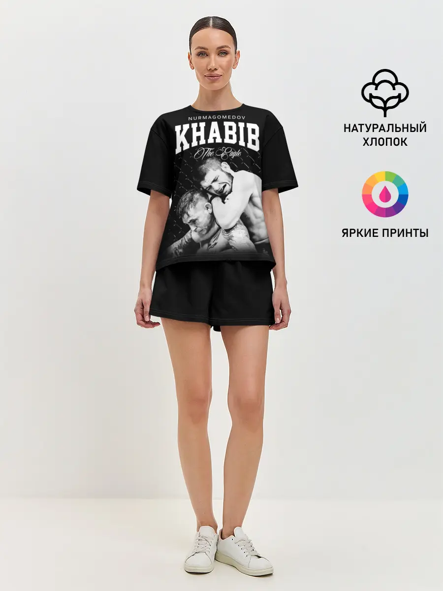 Женская пижама с шортами / Хабиб Нурмагомедов
