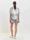 Женская пижама с шортами / Острые козырьки