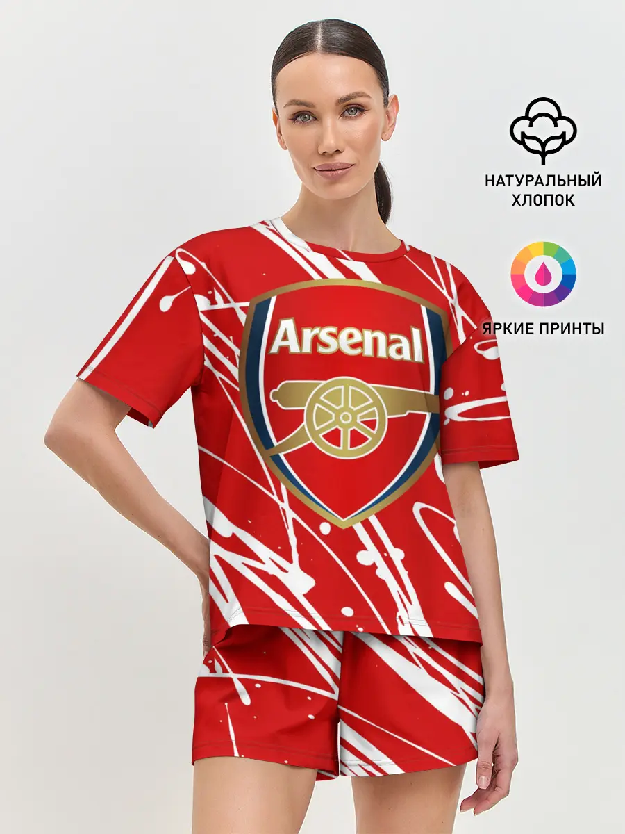 Женская пижама с шортами / Arsenal